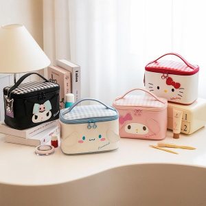 Sanrio Adorable Checkered Makeup Bag product image